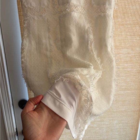 BCBGMaxAzria White Lace Mini Dress - Picture 7 of 9